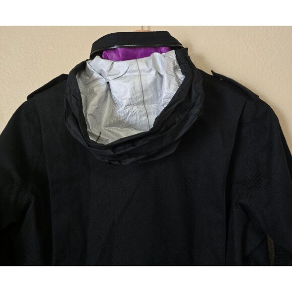 Nike Women's Size Medium Black/ Purple Performance Jacket Shell Rain Coat Zip Up - Picture 13 of 14